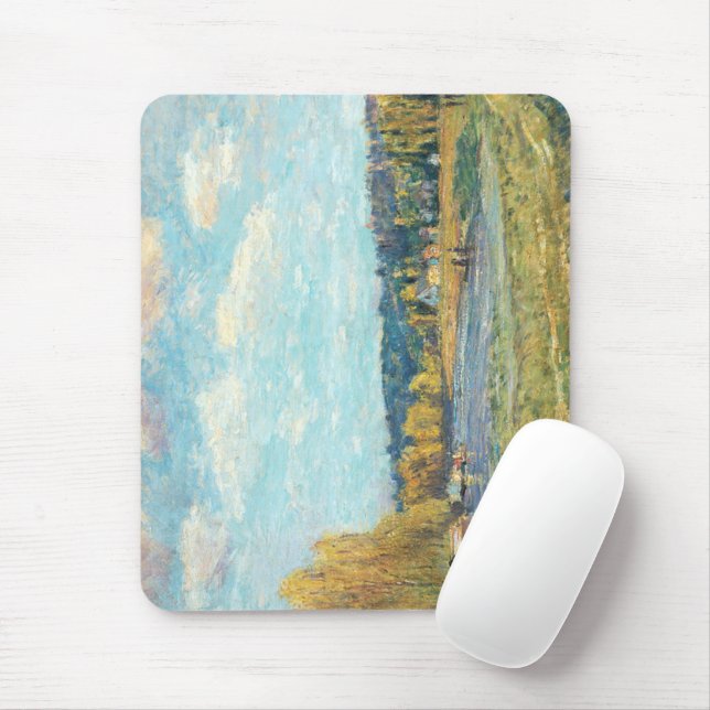 Seine vid Saint-Cloud Alfred Sisley Musmatta (Med mus)