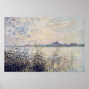 Seinen nära Argenteuil - Claude Monet Poster