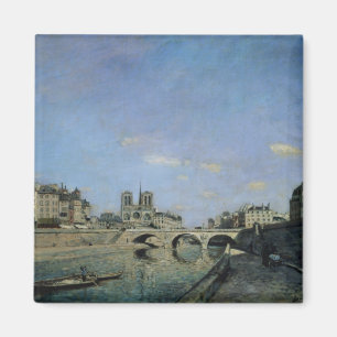 Seinen och Notret Dame i Paris, 1864 Magnet