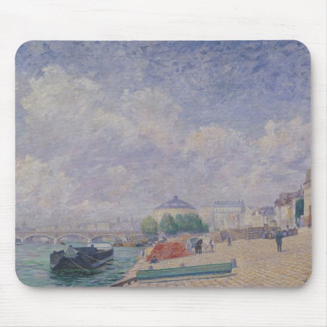 Seinen på Bercy, 1885 Musmatta (Framsidan)