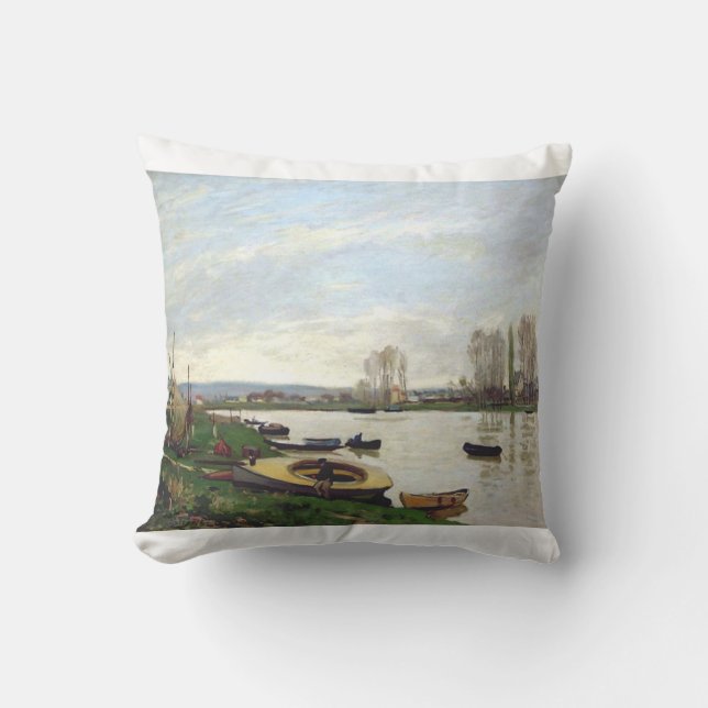 Seinen vid Argenteuil av Sisley Kudde (Framsida)