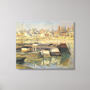 Seinen vid Asnieres av Claude Monet Canvastryck
