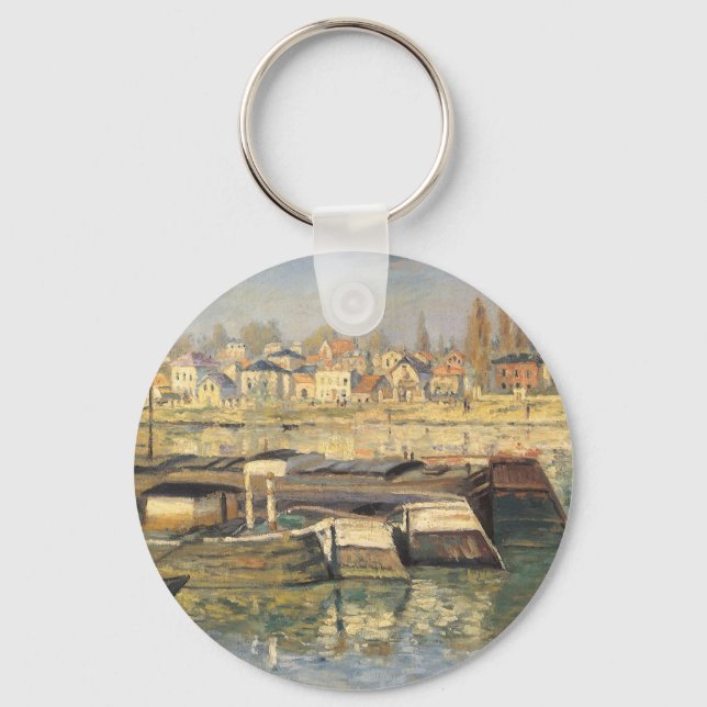 Seinen vid Asnieres av Claude Monet Nyckelring (Framsida)