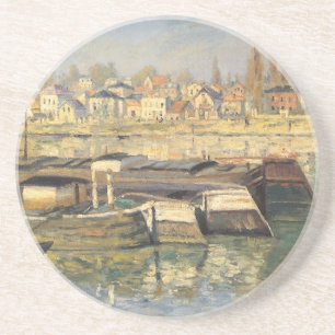 Seinen vid Asnieres av Claude Monet Underlägg Sandsten