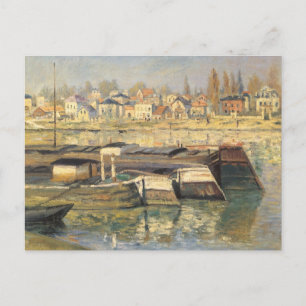 Seinen vid Asnieres av Claude Monet Vykort