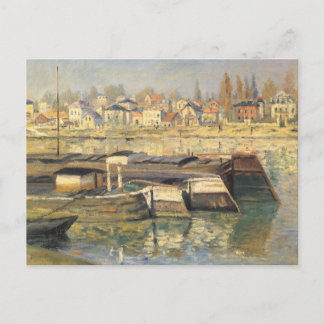 Seinen vid Asnieres av Claude Monet Vykort