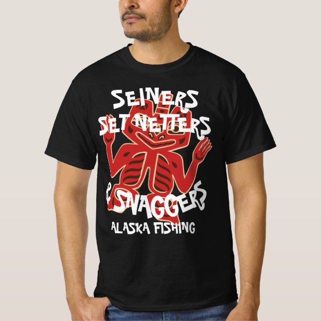 SEINERS SET NETTERS & SNAGGERS WHITTIER ALASKA T SHIRT (Framsida)