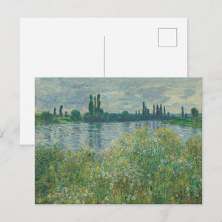 Seines banker av Claude Monet Vykort