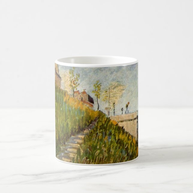 Seines stränder, Pont de Clichy av Vincent van Gog Kaffemugg (Center)