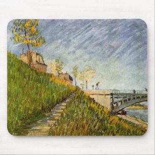 Seines stränder, Pont de Clichy av Vincent van Gog Musmatta