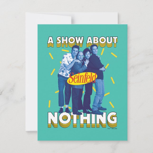 Seinfeld | A Show About Nothing Anteckningskort (Framsida)
