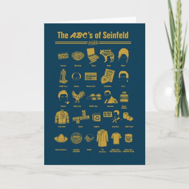 Seinfeld | ABC:s Seinfeld Infografik Kort (Framsida)