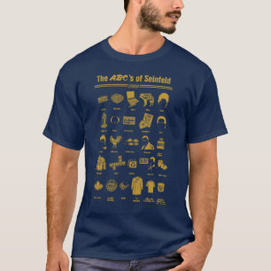 Seinfeld   ABC:s Seinfeld Infografik T Shirt
