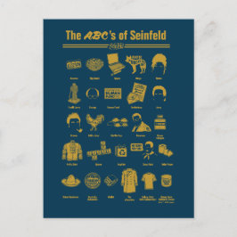 Seinfeld | ABC:s Seinfeld Infografik Vykort