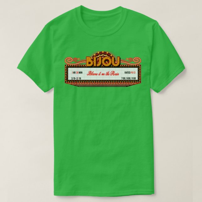 Seinfeld Collection lägger skulden på Rain T Shirt (Design framsida)