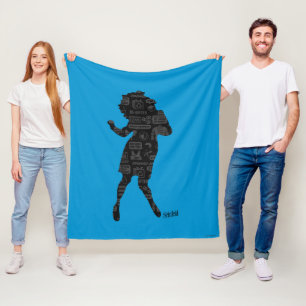 Seinfeld   Elaine Dance Silhouette Fleecefilt