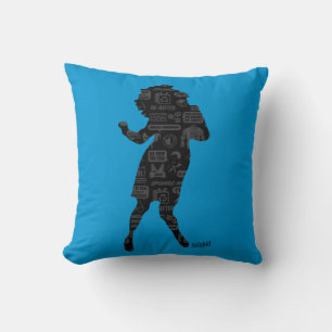 Seinfeld Elaine Dance Silhouette Kudde