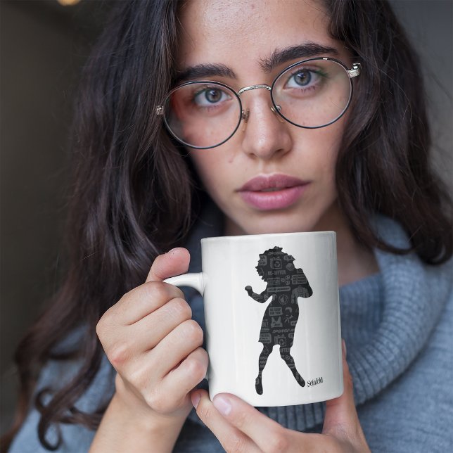 Seinfeld | Elaine Dance Silhouette Mugg (Skapare uppladdad)