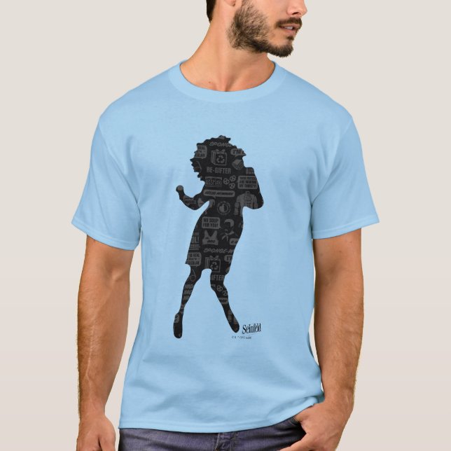 Seinfeld | Elaine Dance Silhouette T Shirt (Framsida)