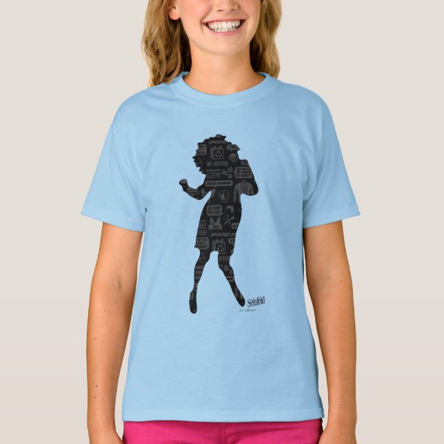 Seinfeld | Elaine Dance Silhouette T Shirt (Framsida)