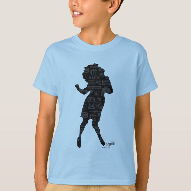 Seinfeld | Elaine Dance Silhouette T Shirt (Framsida)