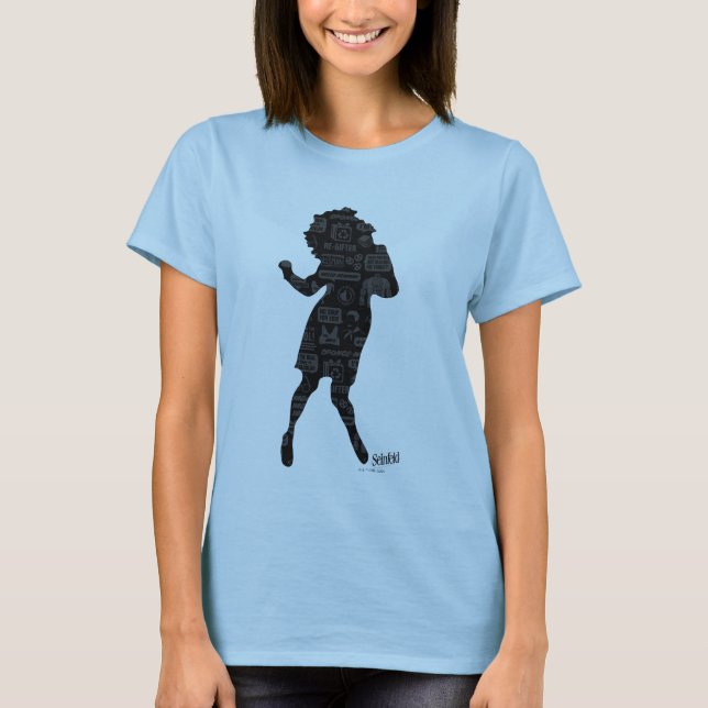 Seinfeld | Elaine Dance Silhouette T Shirt (Framsida)