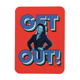 Seinfeld   Elaine - Ut! Magnet