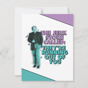 Seinfeld   George Costanza "The Idiot Store call" Anteckningskort