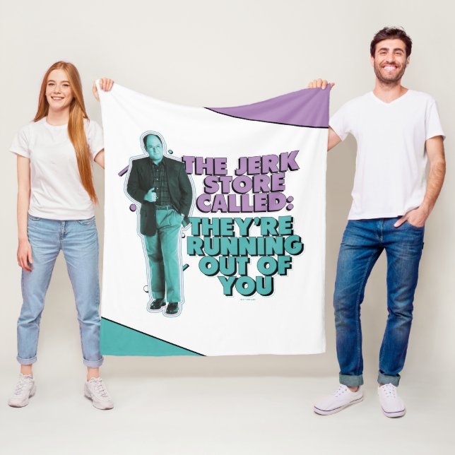 Seinfeld | George Costanza "The Idiot Store call" Fleecefilt (På plats)