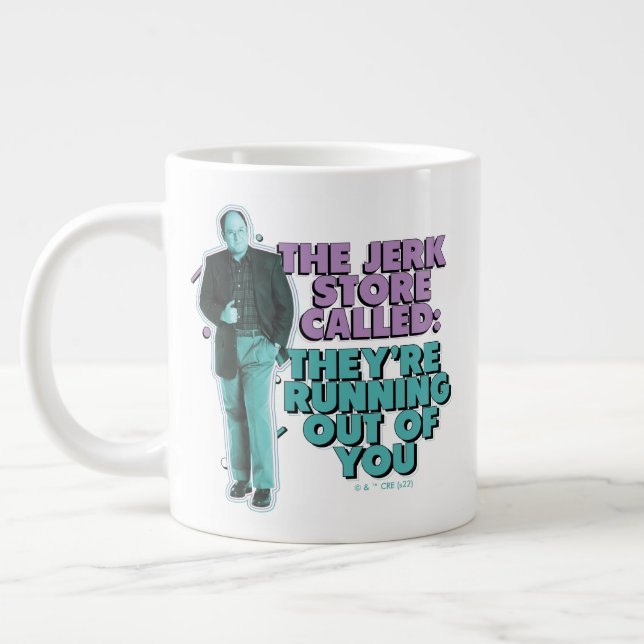 Seinfeld | George Costanza "The Idiot Store call" Jumbo Mugg (Vänster)