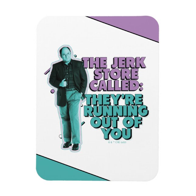 Seinfeld | George Costanza "The Idiot Store call" Magnet (Vertikal)