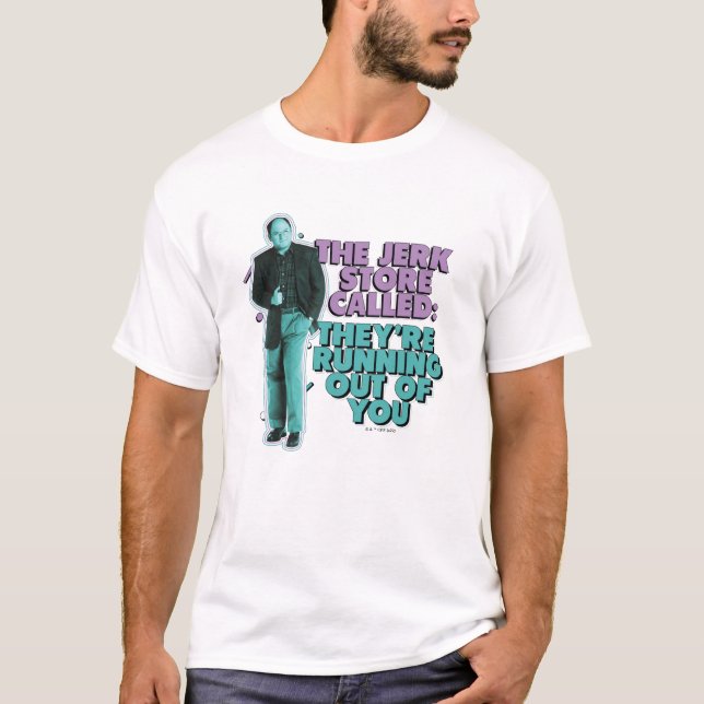 Seinfeld | George Costanza "The Idiot Store call" T Shirt (Framsida)