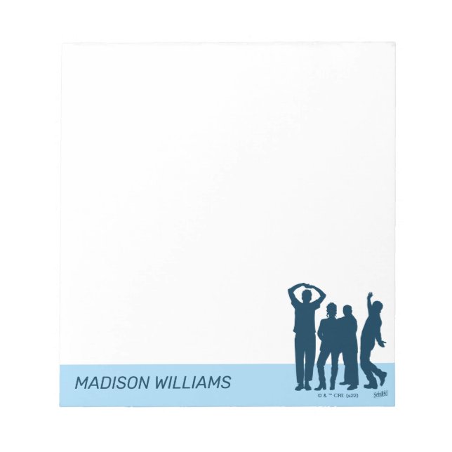 Seinfeld | Group Silhouette Graphic Anteckningsblock (Framsida)