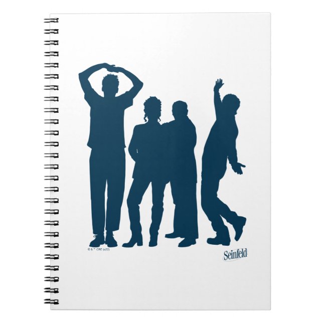 Seinfeld | Group Silhouette Graphic Anteckningsbok (Framsidan)