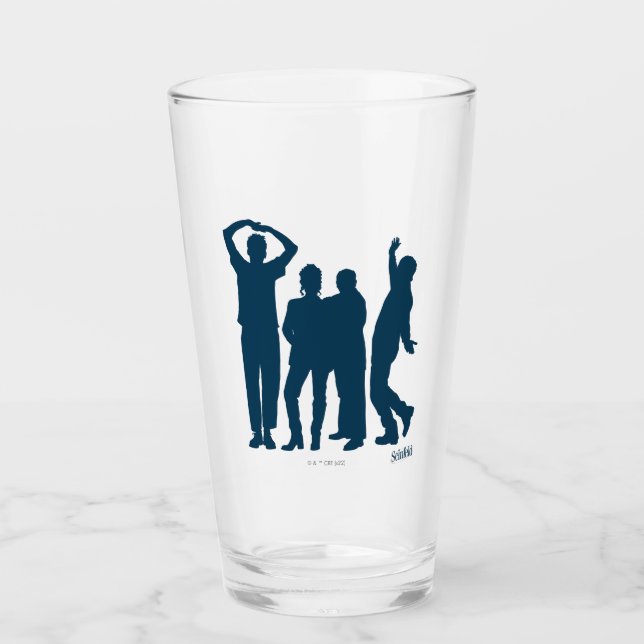 Seinfeld | Group Silhouette Graphic Glaskopp (Framsida)