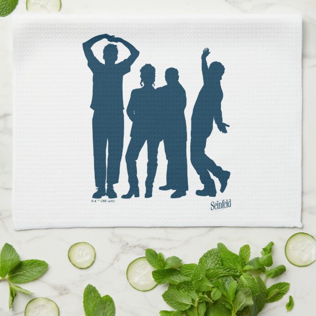 Seinfeld | Group Silhouette Graphic Kökshandduk (Vikta)