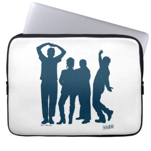 Seinfeld Group Silhouette Graphic Laptop Fodral