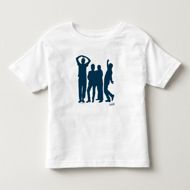 Seinfeld | Group Silhouette Graphic T Shirt (Framsida)