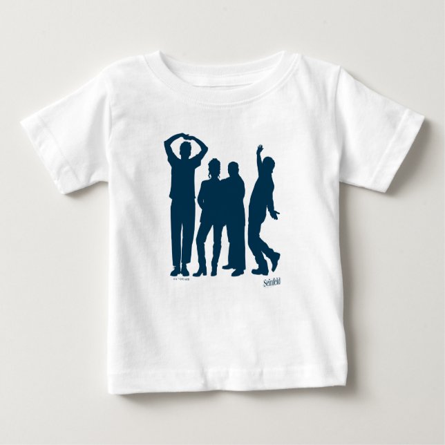 Seinfeld | Group Silhouette Graphic T Shirt (Framsida)