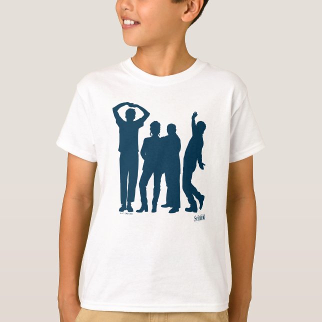 Seinfeld | Group Silhouette Graphic T Shirt (Framsida)