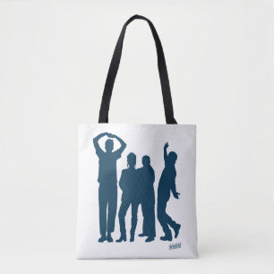 Seinfeld Group Silhouette Graphic Tygkasse