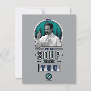Seinfeld Ingen Soppa för grafik Anteckningskort