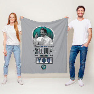 Seinfeld Ingen Soppa för grafik Fleecefilt