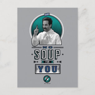 Seinfeld Ingen Soppa för grafik Vykort