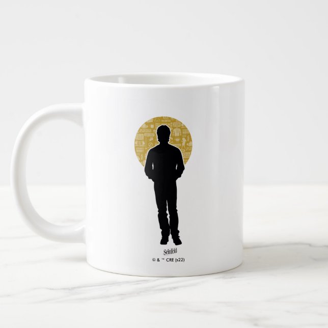 Seinfeld | Jerry Seinfeld Silhouette Jumbo Mugg (Vänster)