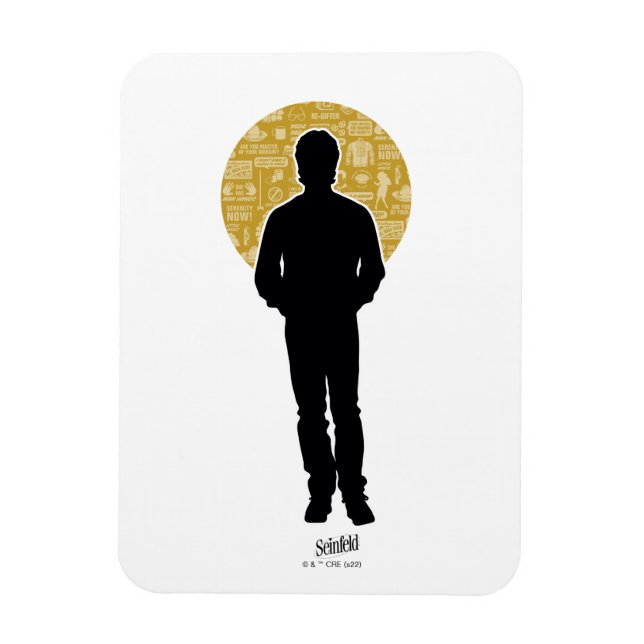 Seinfeld | Jerry Seinfeld Silhouette Magnet (Vertikal)