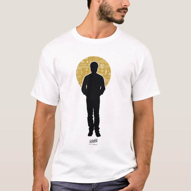 Seinfeld | Jerry Seinfeld Silhouette T Shirt (Framsida)