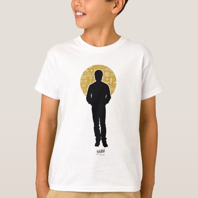 Seinfeld | Jerry Seinfeld Silhouette T Shirt (Framsida)