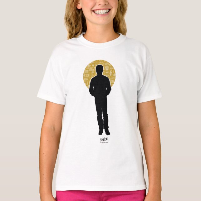 Seinfeld | Jerry Seinfeld Silhouette T Shirt (Framsida)