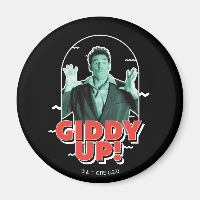 Seinfeld | Kramer - Giddy Up! Magnet (Framsidan)